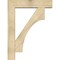 Ekena Millwork Westlake Block Rough Sawn Bracket w/ Offset Brace, Douglas Fir, 8"W x 36"D x 48"H BKT0806X36X48WTL05RDF - alternate 3